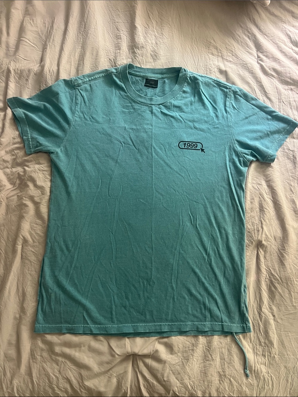 Ksubi Teal '1999' Short Sleeve Crew Tee